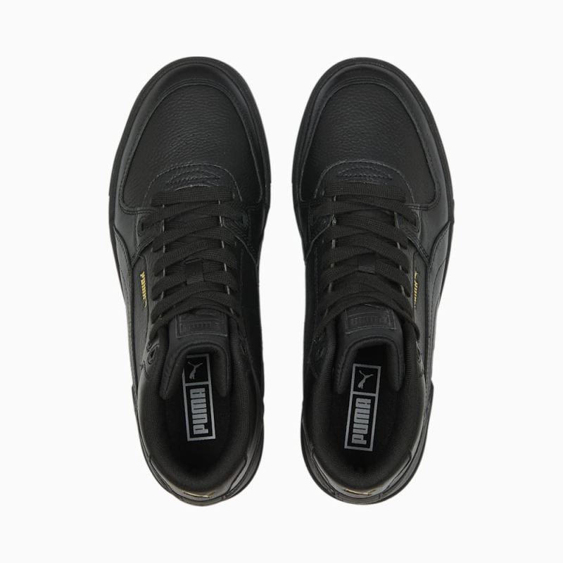 Puma | Women's CA Pro Mid Sneakers - Black-Team Gold