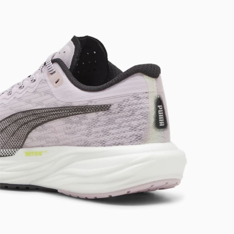 Puma | Women's Deviate NITRO 2 Radiant Run Running Shoes - Grape Mist-Black-White