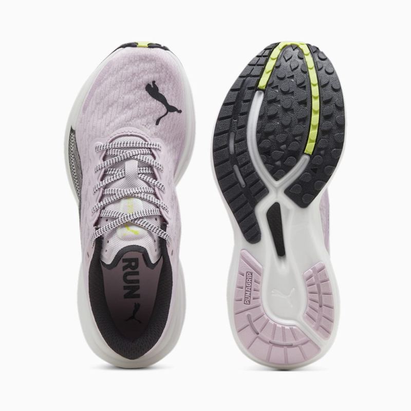 Puma | Women's Deviate NITRO 2 Radiant Run Running Shoes - Grape Mist-Black-White