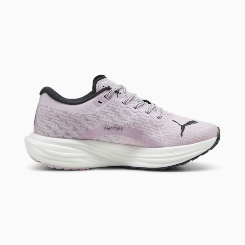 Puma | Women's Deviate NITRO 2 Radiant Run Running Shoes - Grape Mist-Black-White