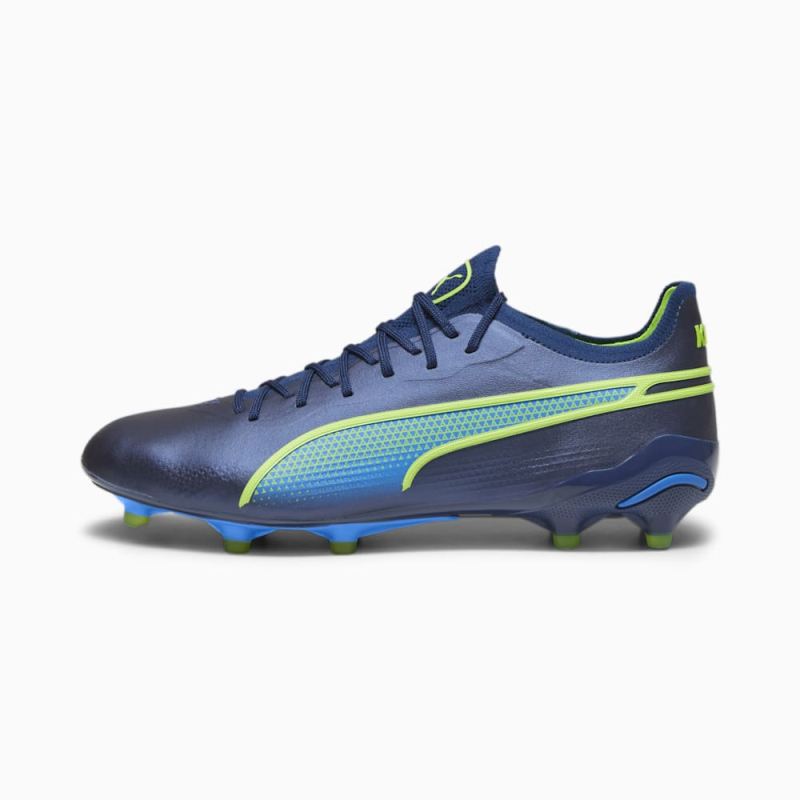 Puma | Men's KING ULTIMATE FG/AG Soccer Cleats - Persian Blue-Pro Green-Ultra Blue