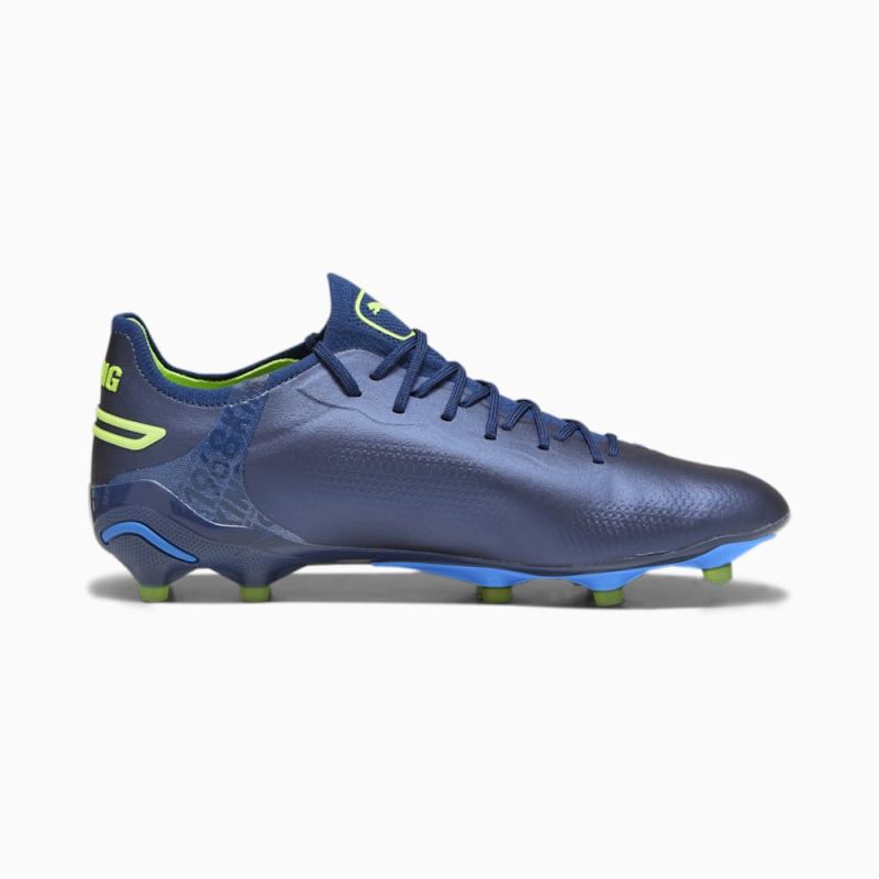 Puma | Men's KING ULTIMATE FG/AG Soccer Cleats - Persian Blue-Pro Green-Ultra Blue