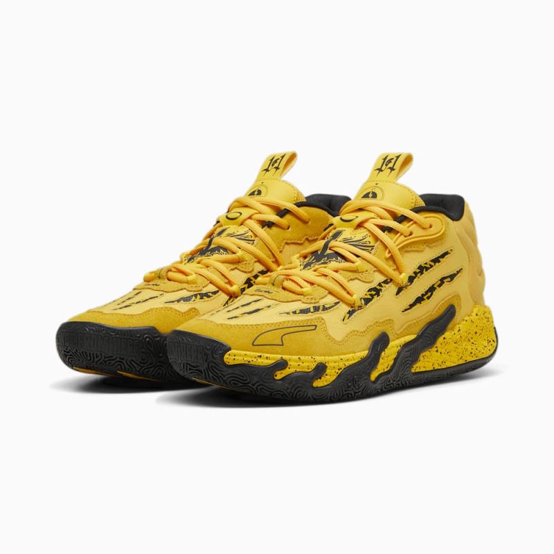 Puma | Men's x LAMELO BALL x PORSCHE MB.03 Basketball Shoes - Sport Yellow-Black