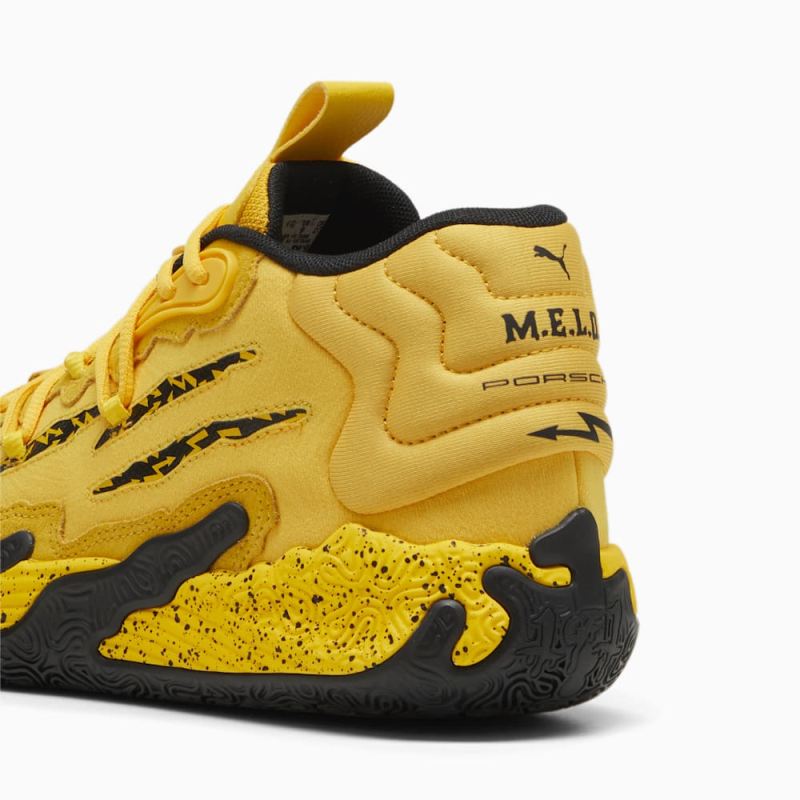 Puma | Men's x LAMELO BALL x PORSCHE MB.03 Basketball Shoes - Sport Yellow-Black