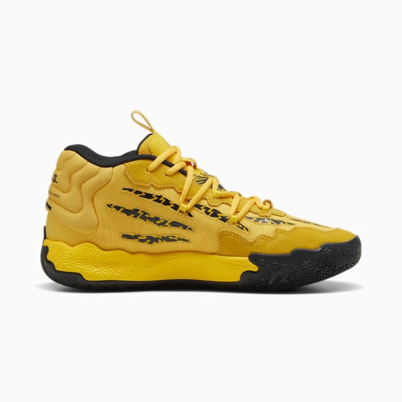 Puma | Men's x LAMELO BALL x PORSCHE MB.03 Basketball Shoes - Sport Yellow-Black