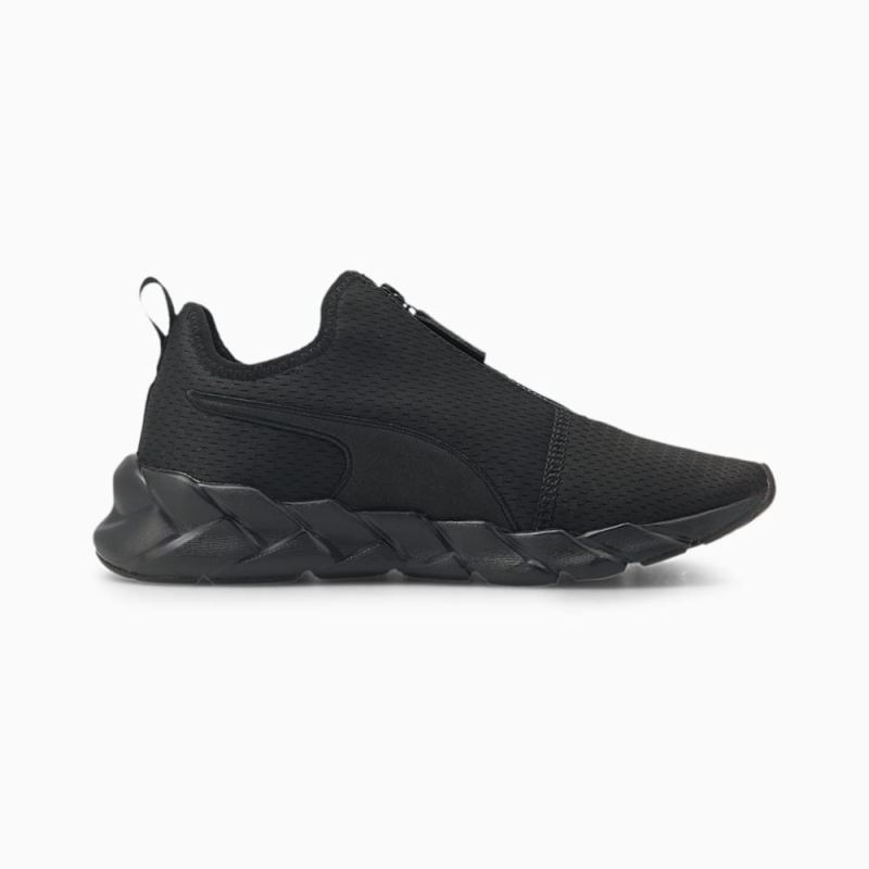 Puma | Women's Weave Zip Training Shoes - Black-Black