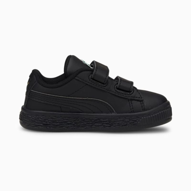 Puma | Boys Basket Classic XXI Toddler Shoes - Black-Black