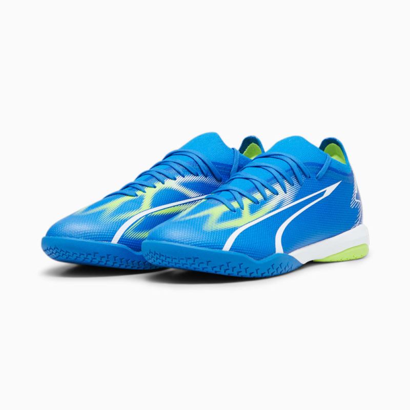 Puma | Men's ULTRA MATCH IT Soccer Cleats - Ultra Blue-White-Pro Green