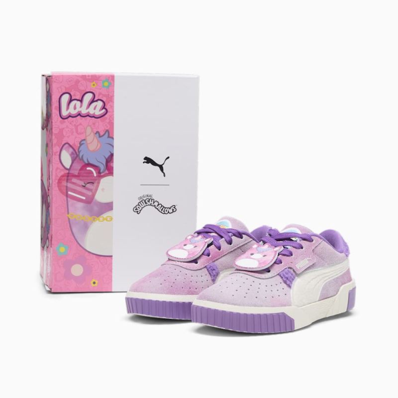 Puma | Girls Puma | Girls x SQUISHMALLOWS Cali Lola Little Kids Sneakers - Poison Pink-Fast Pink-Ultra Violet