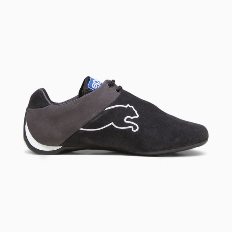 Puma | Men's x SPARCO Future Cat OG Driving Shoes - Black-White-Dark Coal