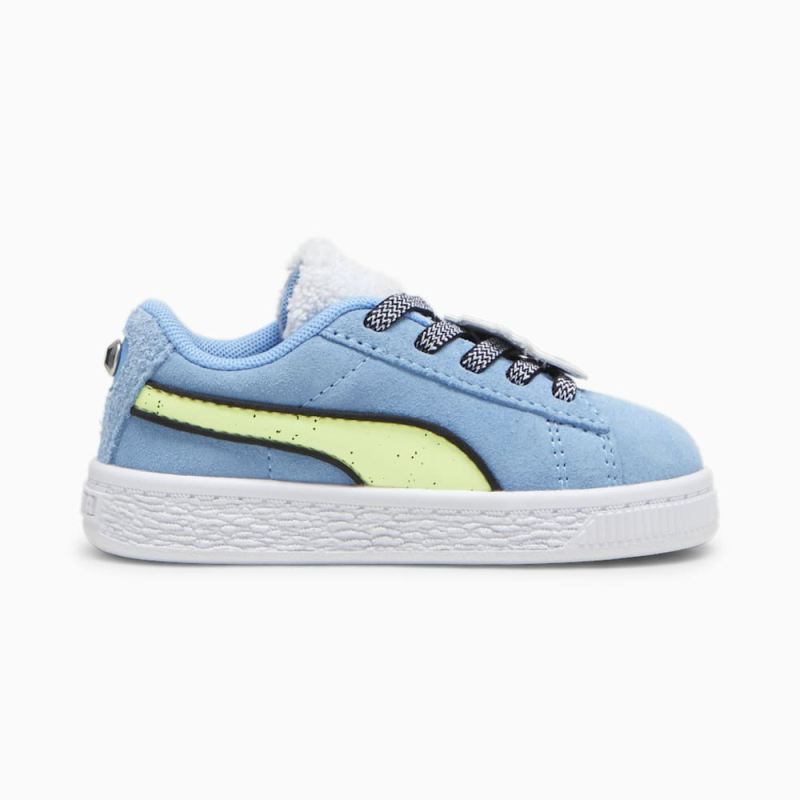 Puma | Girls Puma | Girls x TROLLS Suede Toddlers Sneakers - Team Light Blue-Fizzy Light