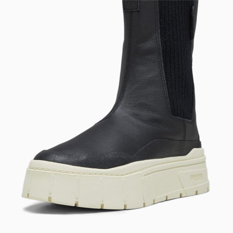 Puma | Women's Mayze Stack Chelsea Winter Boots - Black