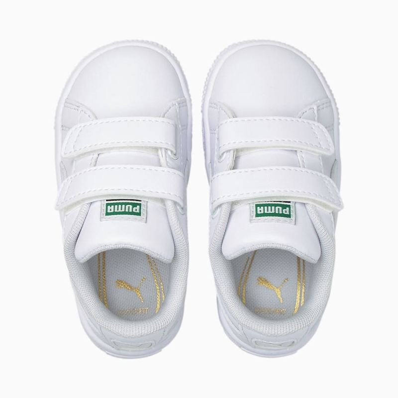 Puma | Girls Basket Classic XXI Toddler Shoes - White-White