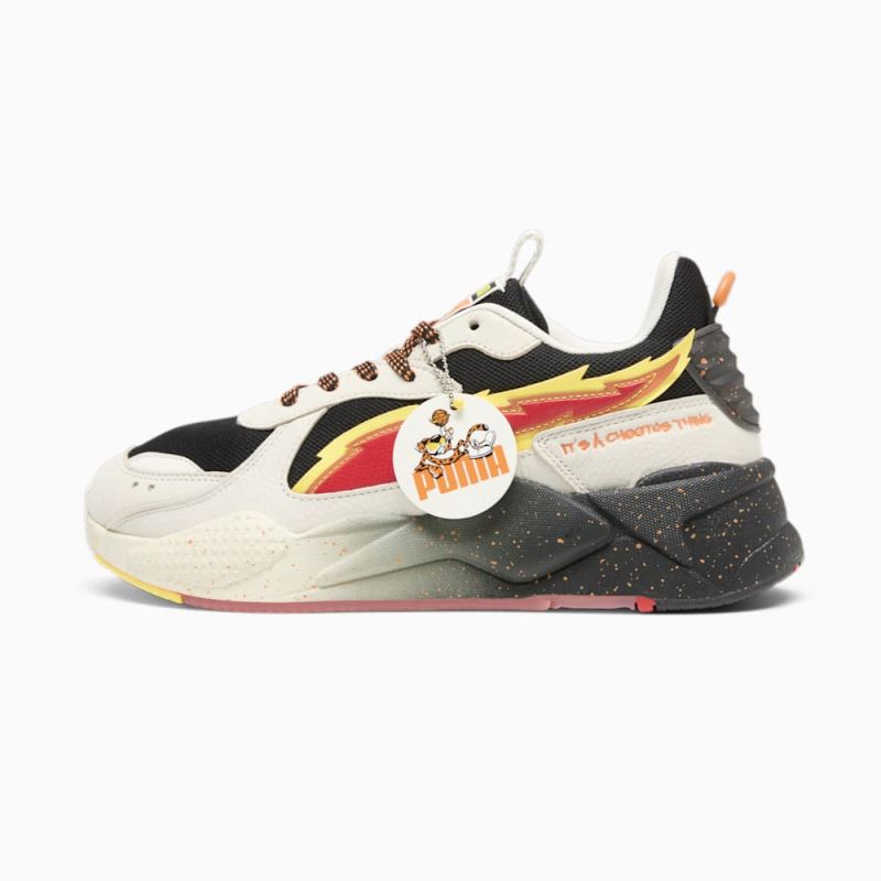 Puma | Men's x CHEETOS RS-X FH Sneakers - Warm White-Black-Yellow Blaze-Rickie Orange