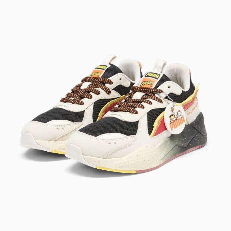 Puma | Men's x CHEETOS RS-X FH Sneakers - Warm White-Black-Yellow Blaze-Rickie Orange