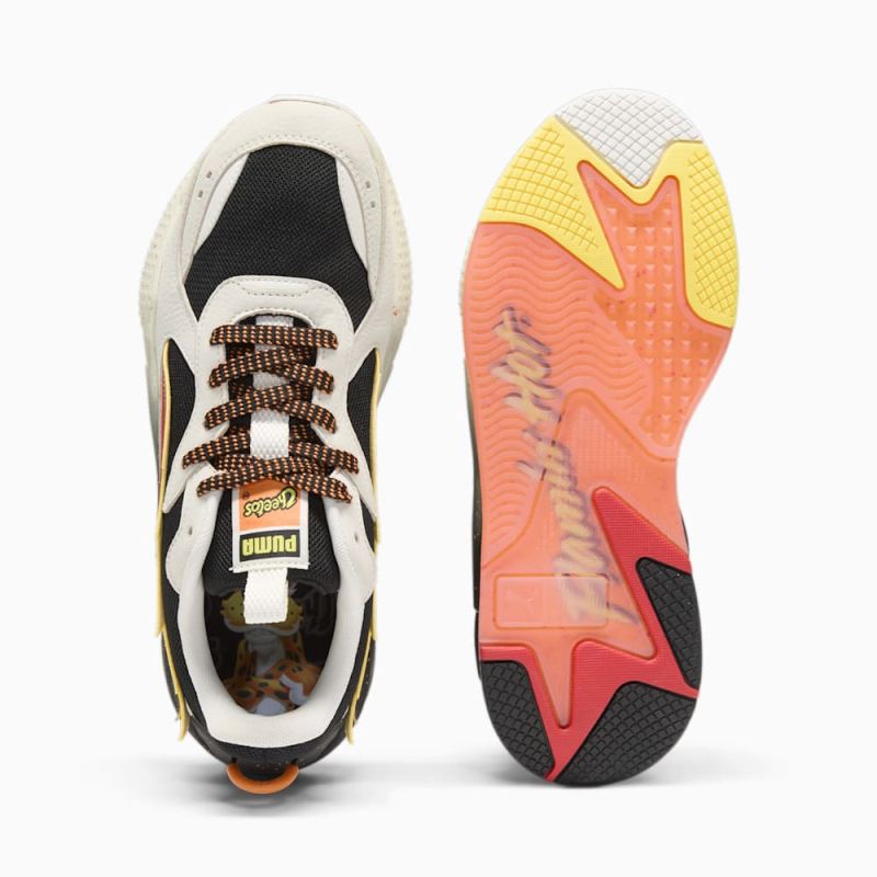 Puma | Men's x CHEETOS RS-X FH Sneakers - Warm White-Black-Yellow Blaze-Rickie Orange