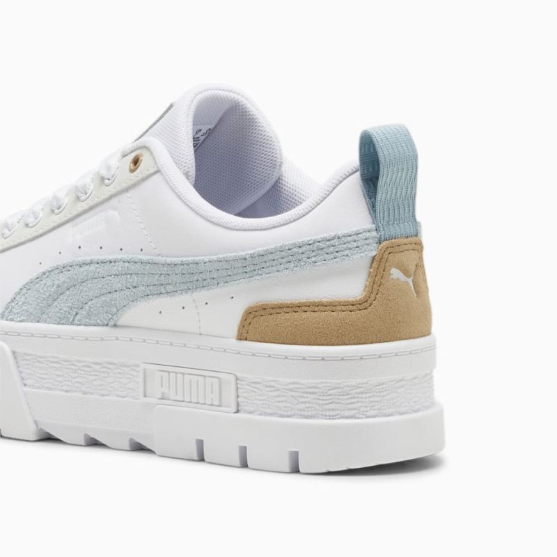 Puma | Women's Mayze Mix Sneakers - White-Turquoise Surf