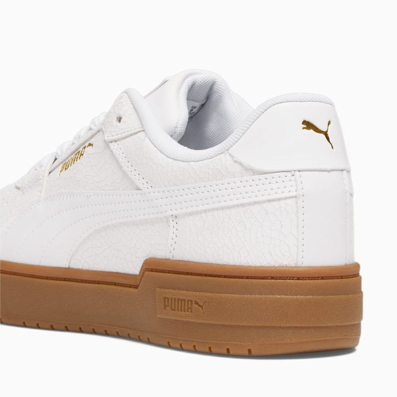 Puma | Men's CA Pro Heritage Sneakers - White-Team Gold