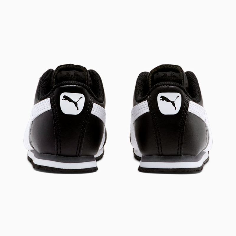 Puma | Girls Roma Basic Toddler Shoes - black-white-silver