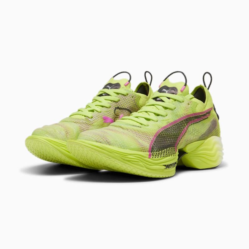 Puma | Women's FAST-R NITRO Elite 2 Running Shoes - Lime Pow-Black-Poison Pink