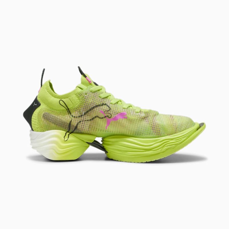 Puma | Women's FAST-R NITRO Elite 2 Running Shoes - Lime Pow-Black-Poison Pink