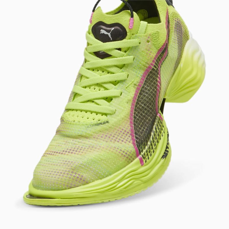 Puma | Women's FAST-R NITRO Elite 2 Running Shoes - Lime Pow-Black-Poison Pink