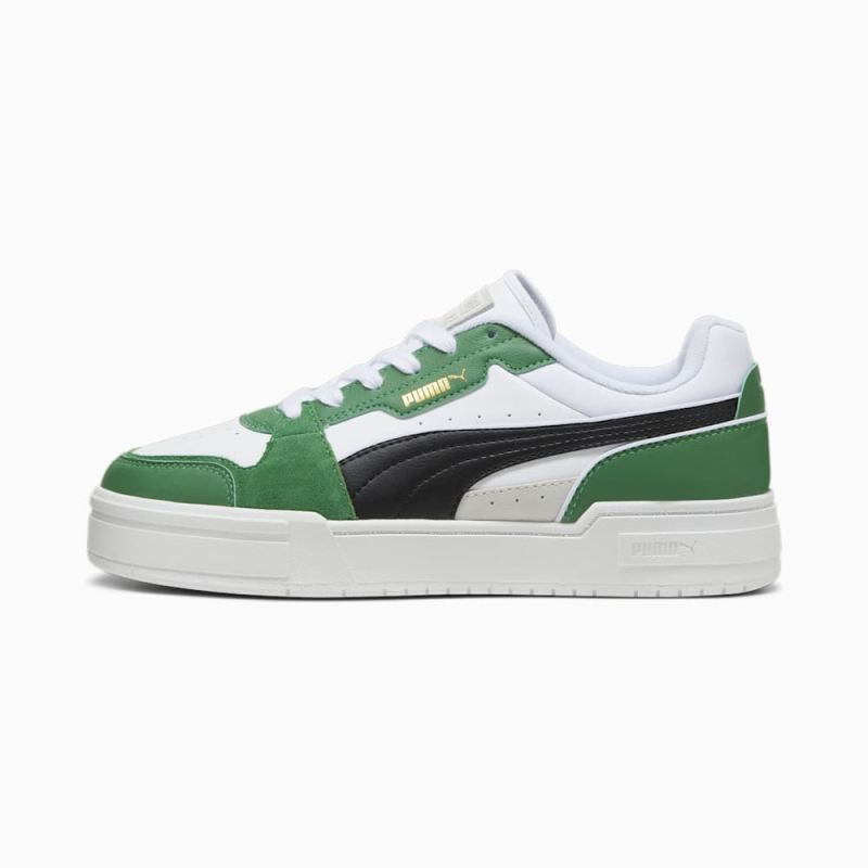 Puma | Men's CA Pro Lux III Sneakers - White-Archive Green-Black - Click Image to Close