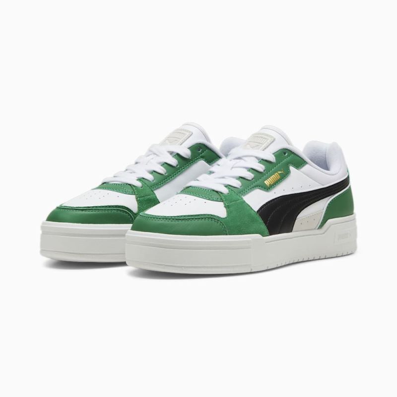 Puma | Men's CA Pro Lux III Sneakers - White-Archive Green-Black