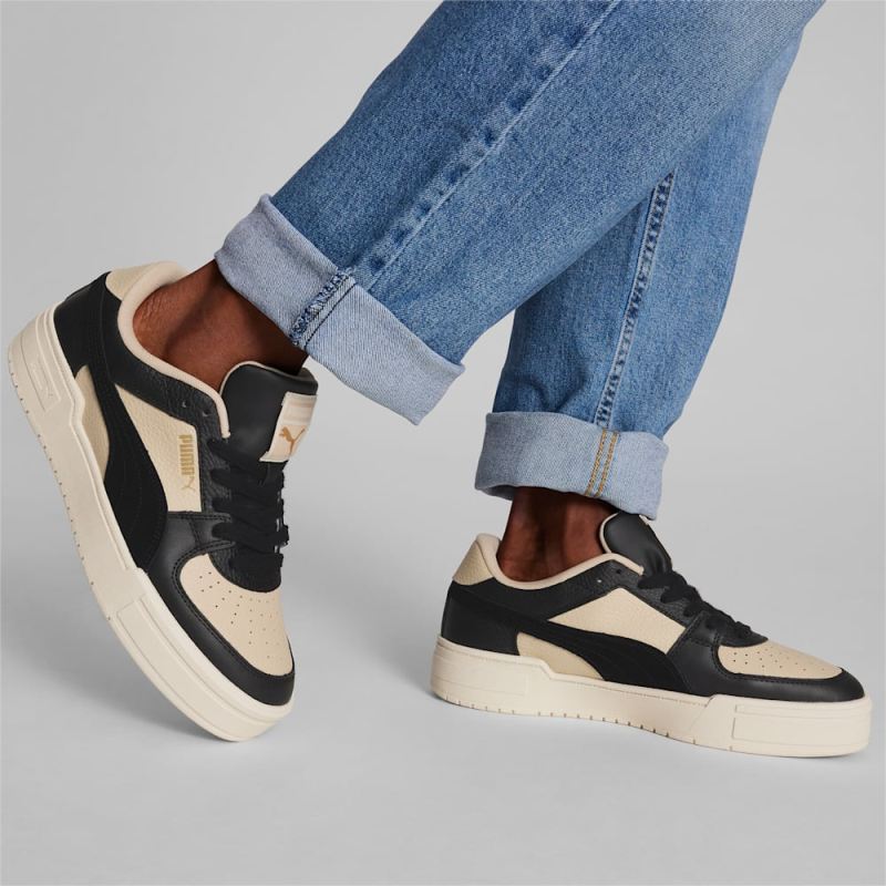 Puma | Men's CA Pro OW Sneakers - Granola-Black-Team Gold