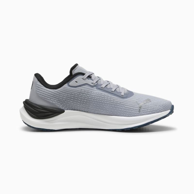 Puma | Men's Electrify NITRO 3 Running Shoes - Gray Fog-Black-Ocean Tropic