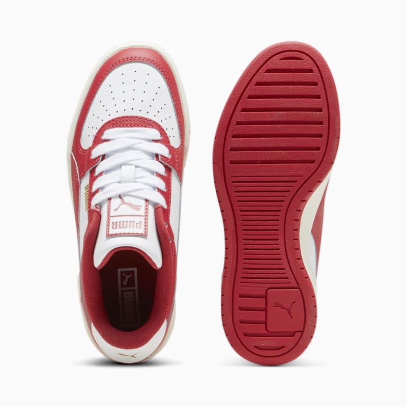 Puma | Girls CA Pro Classic Big Kids Sneakers - White-Club Red