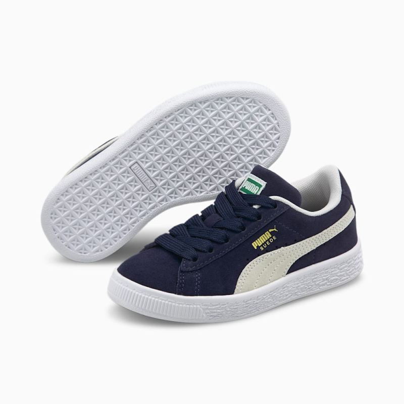 Puma | Boys Suede Classic XXI Little Kids Shoes - Peacoat-White