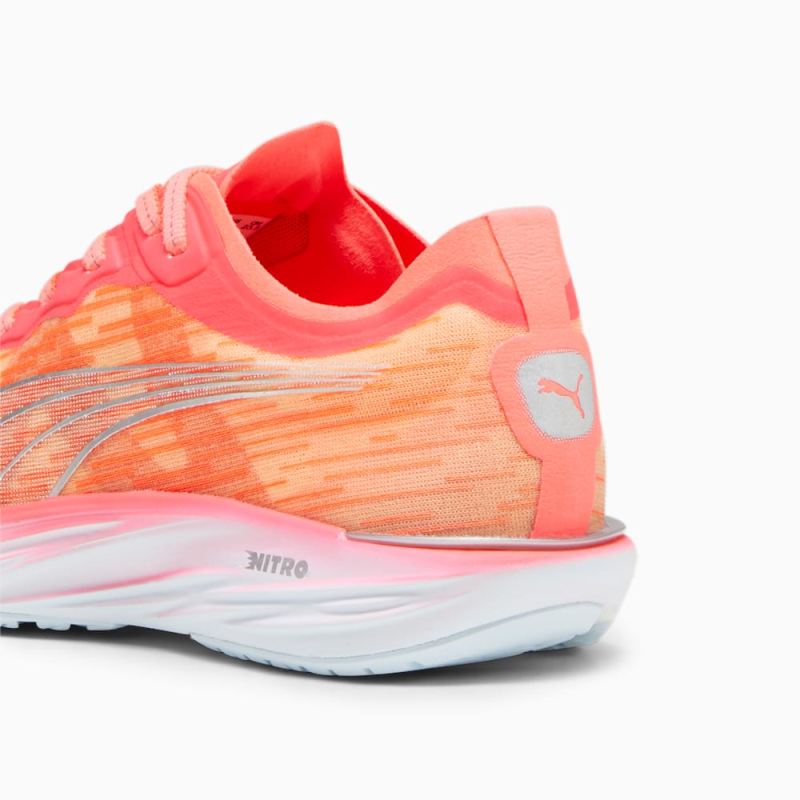 Puma | Women's Liberate NITRO 2 Running Shoes - Fire Orchid-Silver-Icy Blue