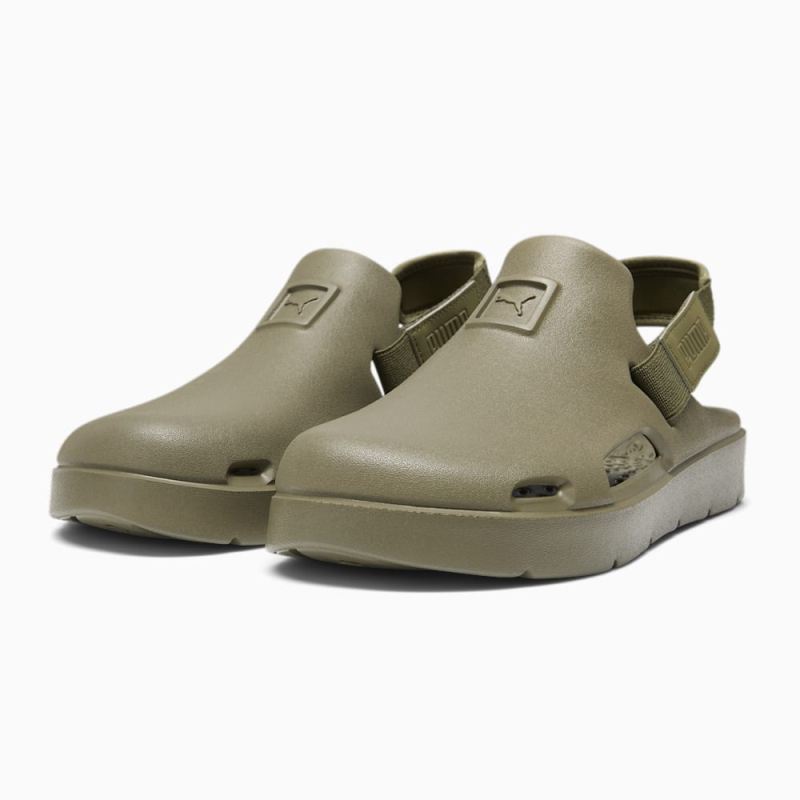 Puma | Men's Shibui Mule Slip-On - Olive-Olive