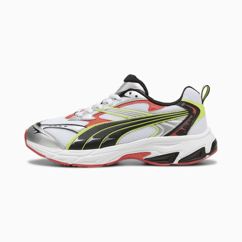 Puma | Women's Morphic Sneakers - White-Active Red-Black