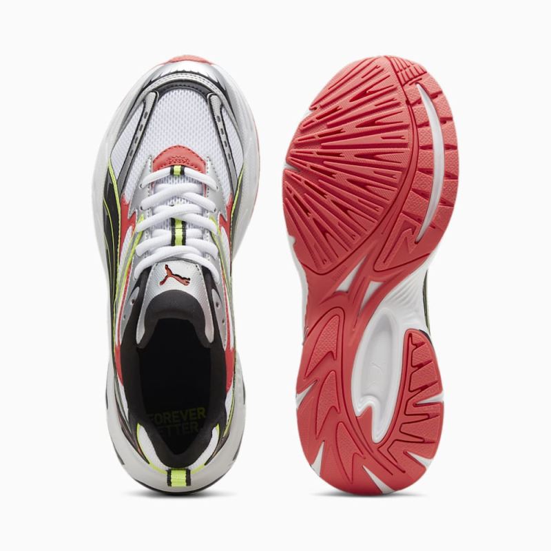 Puma | Women's Morphic Sneakers - White-Active Red-Black