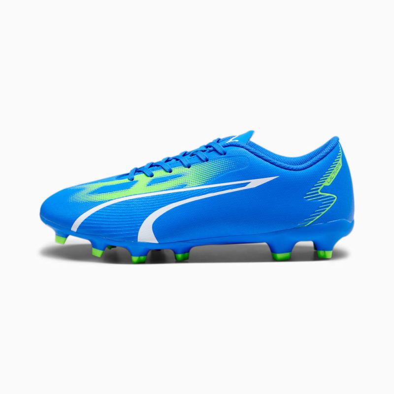 Puma | Men's ULTRA PLAY FG/AG Soccer Cleats - Ultra Blue-White-Pro Green