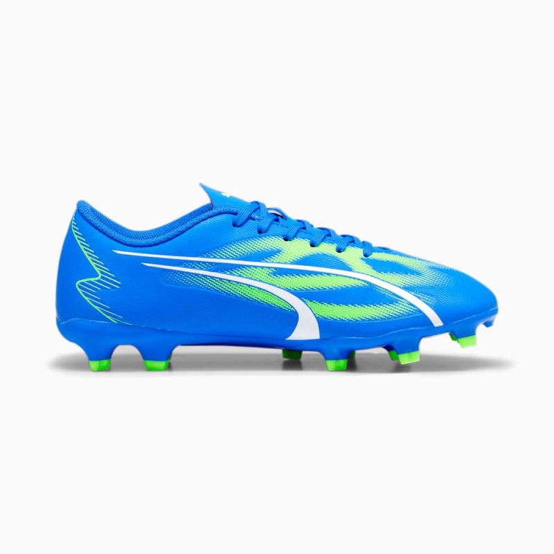 Puma | Men's ULTRA PLAY FG/AG Soccer Cleats - Ultra Blue-White-Pro Green