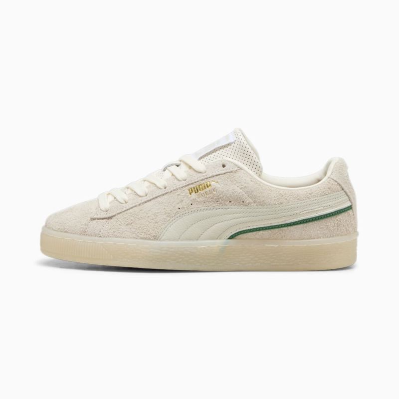 Puma | Men's Suede Classics OG Sneakers - Warm White-Sedate Gray-Archive Green - Click Image to Close