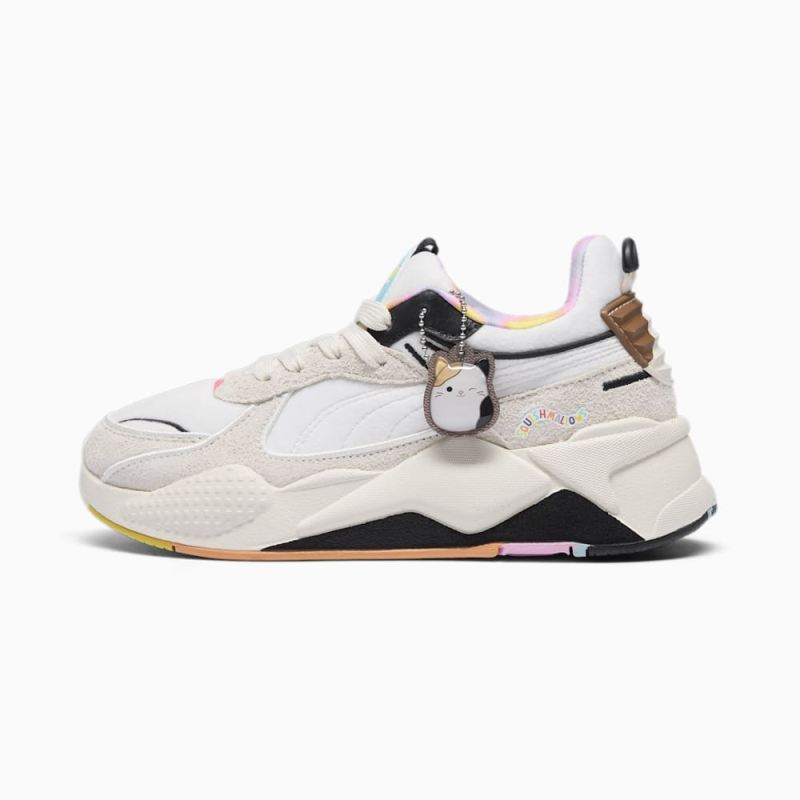 Puma | Women's x SQUISHMALLOWS RS-X Cam Sneakers - Warm White-Alpine Snow-Lemon Meringue