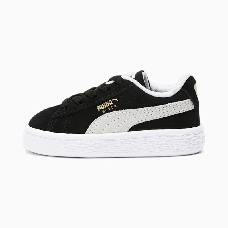 Puma | Girls Suede Classic XXI Toddler Shoes - Black-White