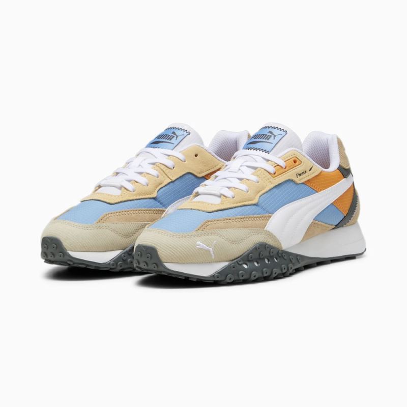 Puma | Men's Blktop Rider Multicolor Sneakers - Team Light Blue-Chamomile