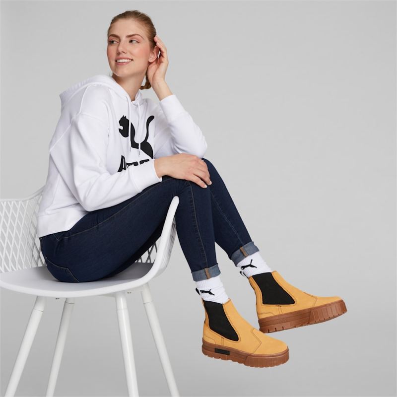 Puma | Women's Mayze Chelsea Suede Boots - Taffy