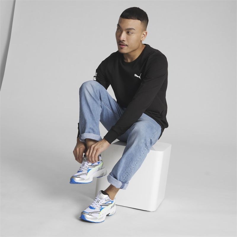 Puma | Men's Morphic Sneakers - White-Ultra Blue