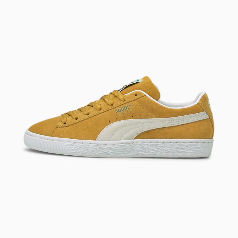 Puma | Women's Suede Classic XXI Sneakers - Honey Mustard-White