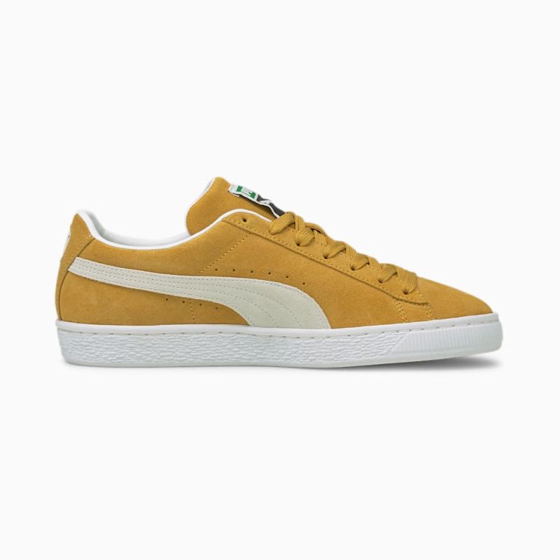 Puma | Women's Suede Classic XXI Sneakers - Honey Mustard-White