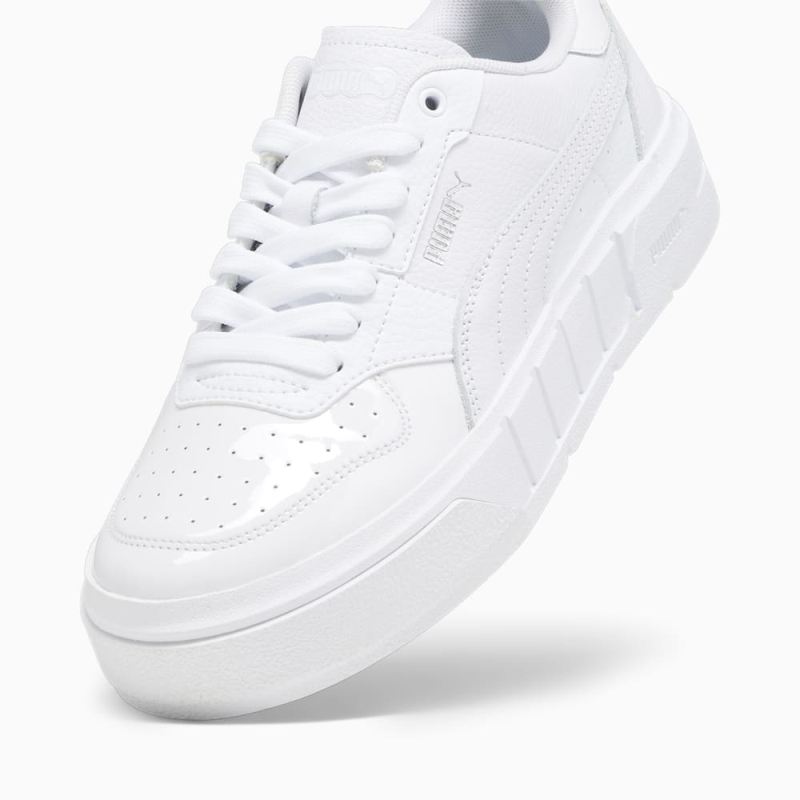 Puma | Women's Cali Court Patent Sneakers - White