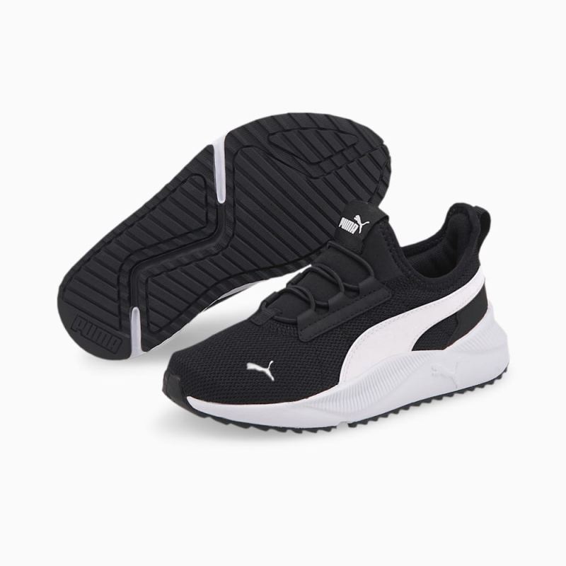 Puma | Girls Pacer Easy Street AC Little Kids Shoes - Black-Black