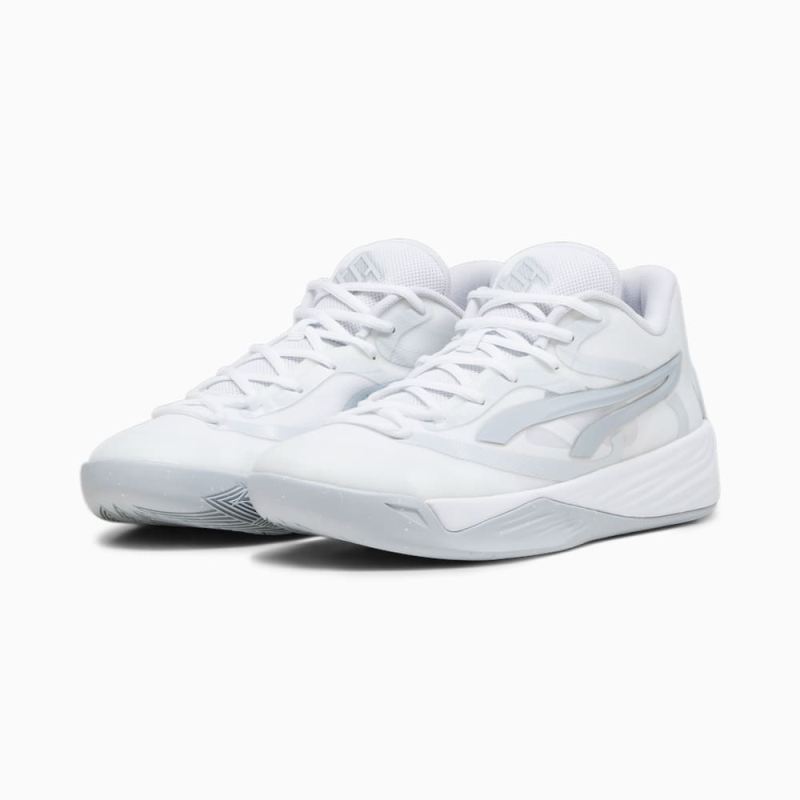 Puma | Women's STEWIE x TEAM Stewie 2 Basketball Shoes - White-Platinum Gray