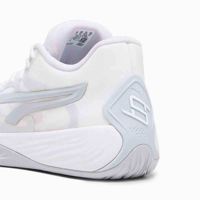 Puma | Women's STEWIE x TEAM Stewie 2 Basketball Shoes - White-Platinum Gray